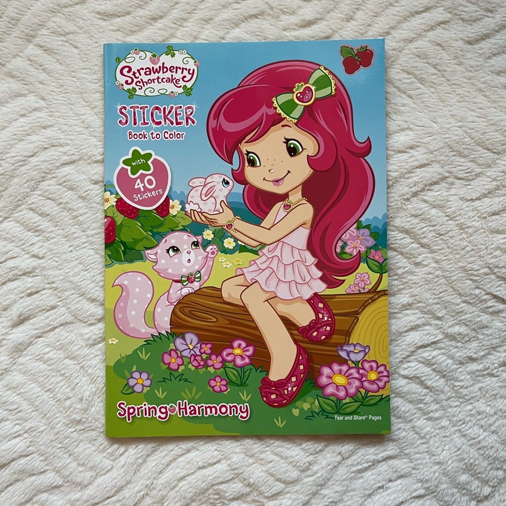 Strawberry Shortcake coloring book